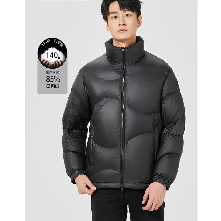 休闲保暖立领面包服羽绒服男装