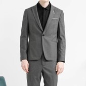 232 正装 233XA 秋季 19QXF231 时尚 利男装 新款 绅士条纹两件西服套