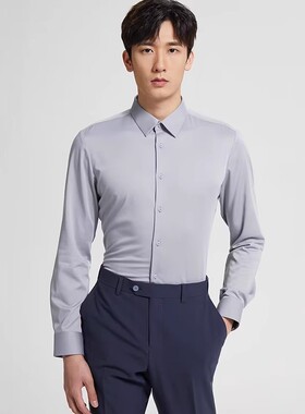 Q2QZC0011 0013 0014 0016S利家男秋款商务时尚正装修身长袖衬衣