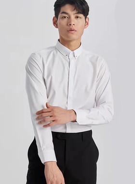 22CZC0231 0211Y利家男士春季新款商务时尚正装百搭修身长袖衬衫