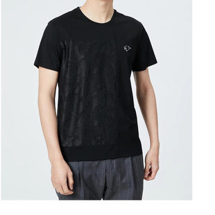 休闲圆领黑色潮流短袖 20XTX9831S利男装 商务时尚 新款 T恤 专柜夏季