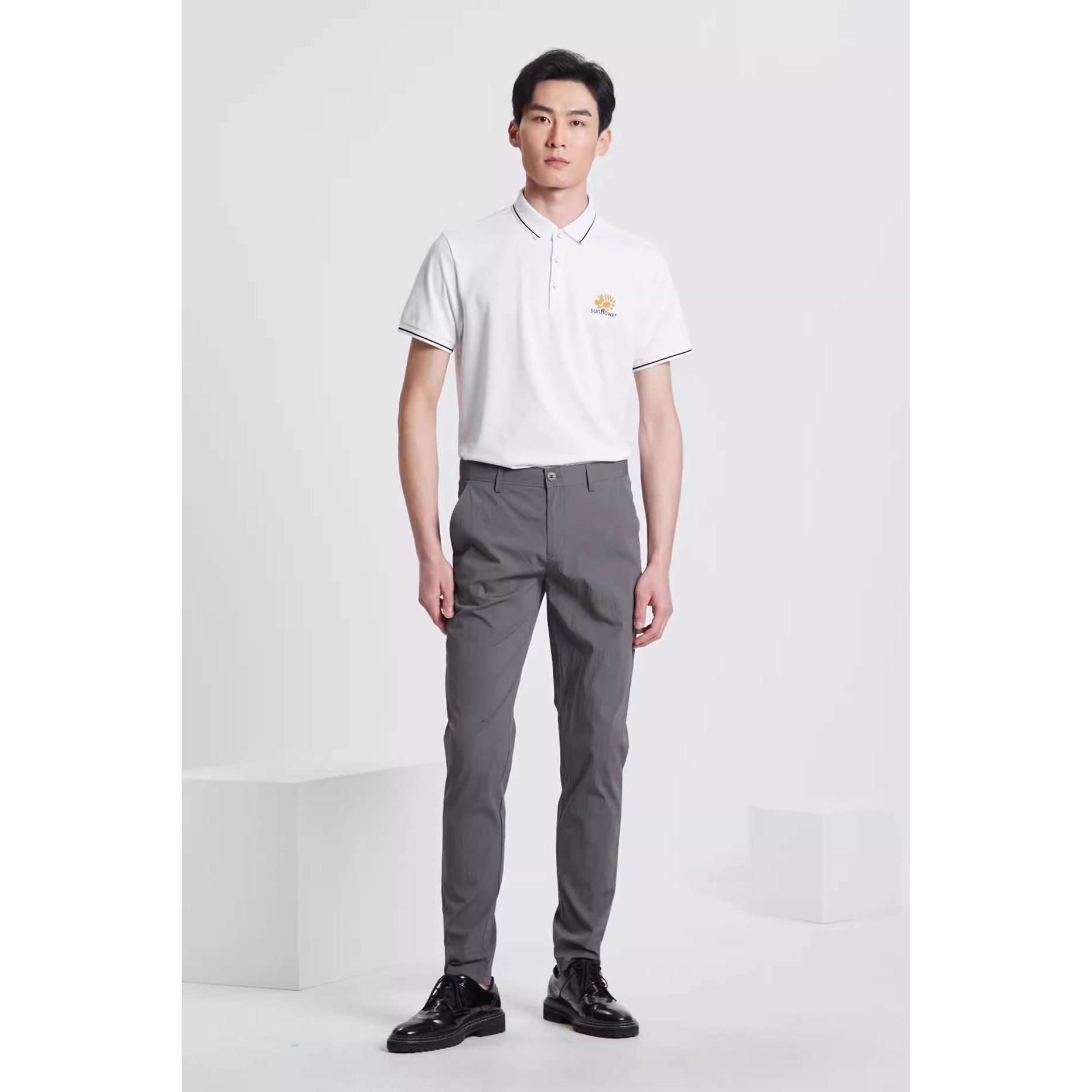 21XXK02202 02302 02501 02502 02701男夏季商务中腰小脚休闲裤