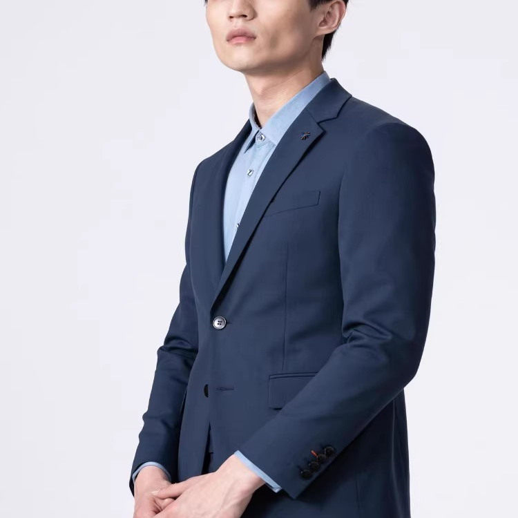 20QXF064SA利家男装专柜秋款商务绅士简约百搭休闲修身单西服外套