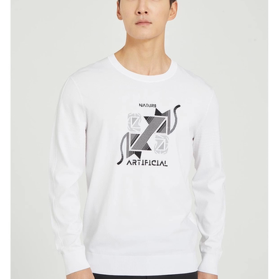 22CMS9051 9052 9011S利家男装春季新款圆领修身帅气打底长袖毛衣