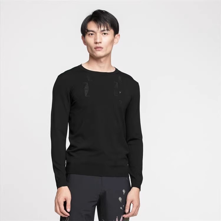 20CMS9061 9062 9051 9021S男装春季新款时尚圆领针织衫薄款毛衣