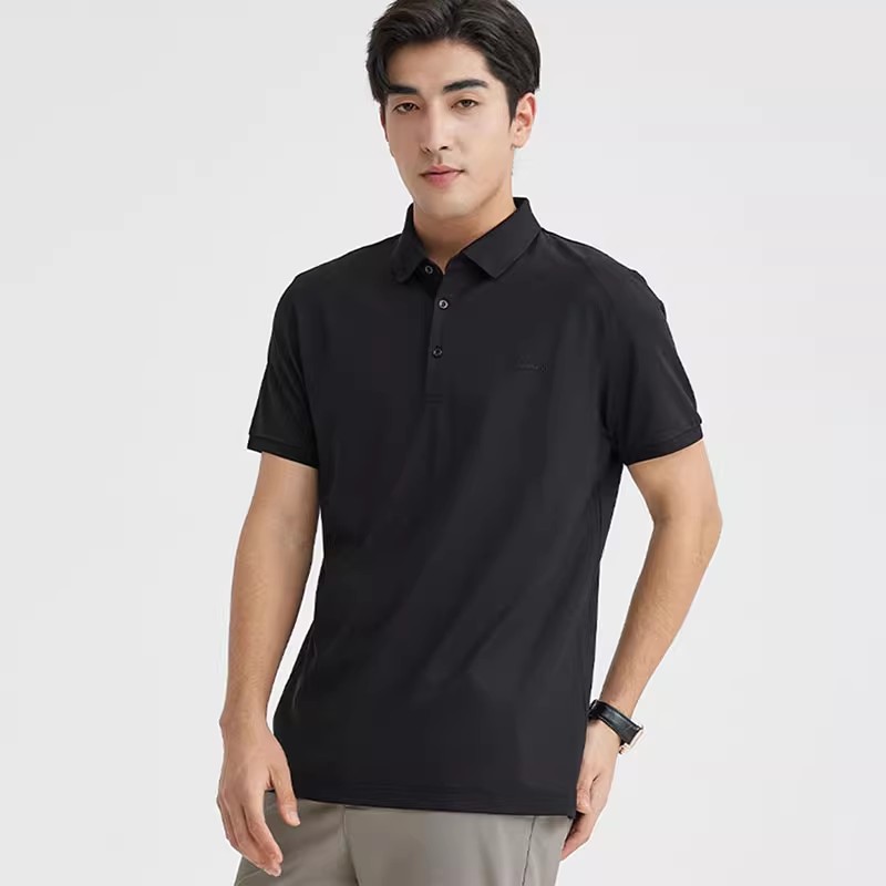 G4XTX9042 9043 9072 9074S利家夏季时尚翻领商务简约短袖T恤男装