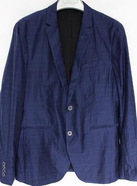 18CDX252SB  利家春秋新款纯色商务百搭两扣单件外套上衣男士西服