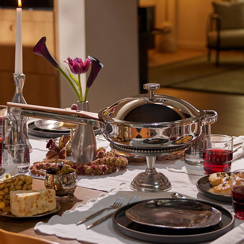 轻奢钛金不粘锅，美学与实力兼具