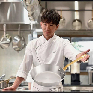 【中尾铝业】高端不锈钢平底锅 电磁炉兼容 日剧《东京大饭店》款