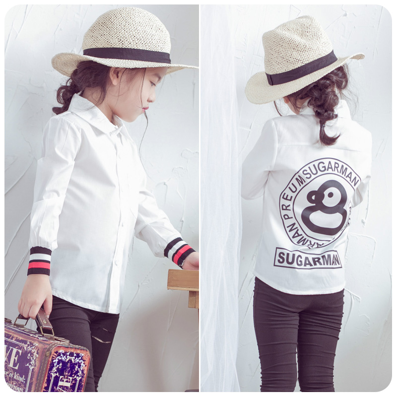 Chemise fille à manche longue - Ref 2088627 Image 1