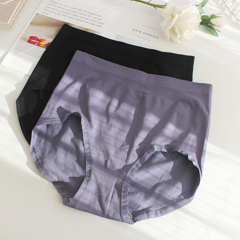 加大码女士无缝内裤胖mm褶皱棉三角裤中高腰弹力好宽松棉裆230斤,女士内衣/男士内衣/家居服,女三角裤,淘宝优惠券,粉丝福利购,淘宝优惠卷