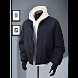 秋冬季港风纯色加厚棉服防风保暖H1030港风棉衣外套MY570P42，男装棉衣，星座1712-5