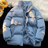 棉服男女情侣款立领宽松棉衣韩版短款冬季棉袄男士外套P45，男装棉衣，星座1712-5