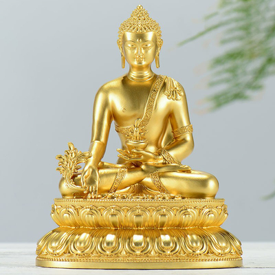 铜制供奉中式客厅鎏金