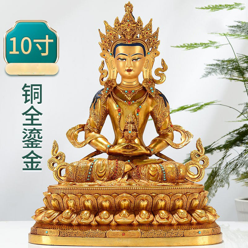 铜制中式客厅全鎏金摆件