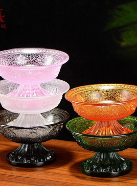 琉璃雕花摆件家用现代用品