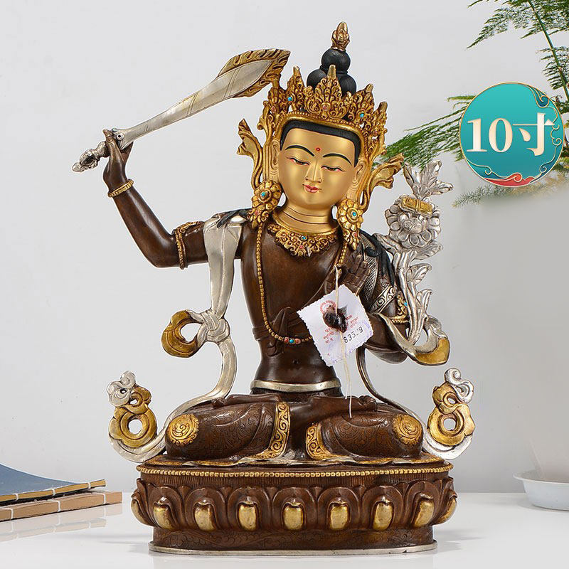 尼泊尔鎏金鎏银手工摆件