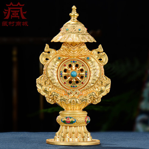 家居装饰品雕花八吉祥摆件