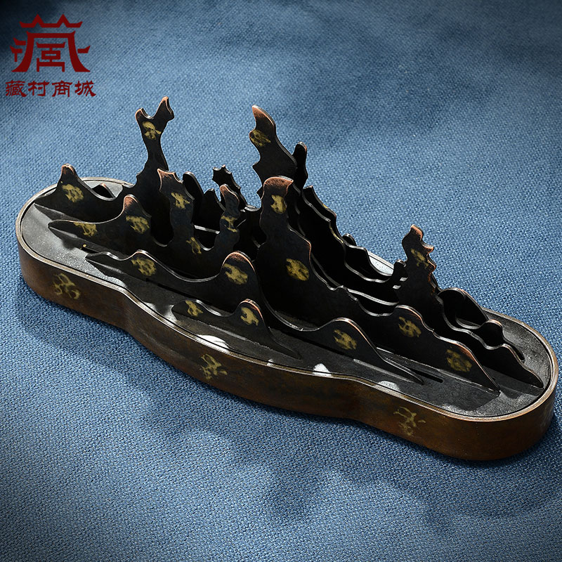 海棠砚山炉熏香炉摆件