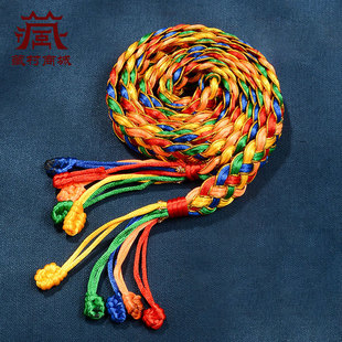 金刚结挂件 藏族饰品五彩哈达辫子车内汽车装饰吉祥结现代车挂