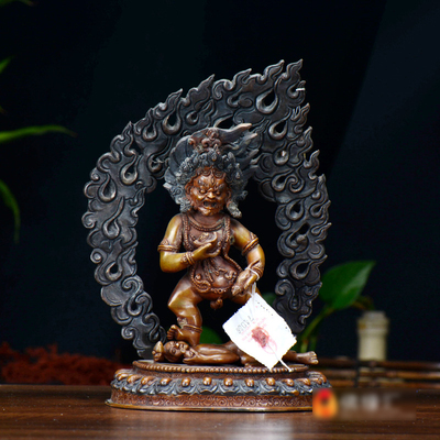 铜像尼泊尔手工摆件居家装饰