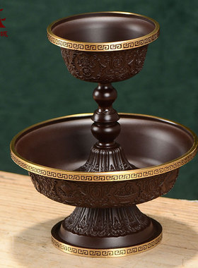 铜仿古风水杯酒杯套装家用摆件