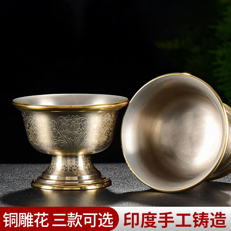 铜碗水碗水杯摆件家居装饰