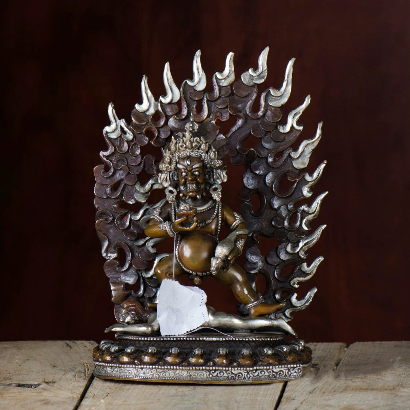 尼泊尔手工铜像7寸摆件