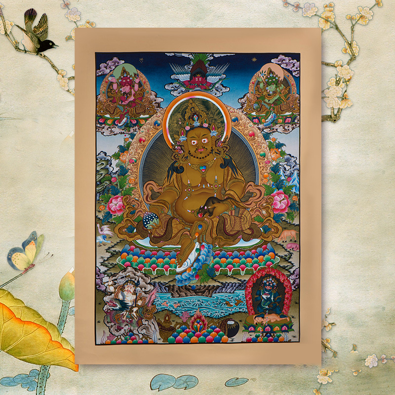 手绘唐卡尼泊尔天然矿物