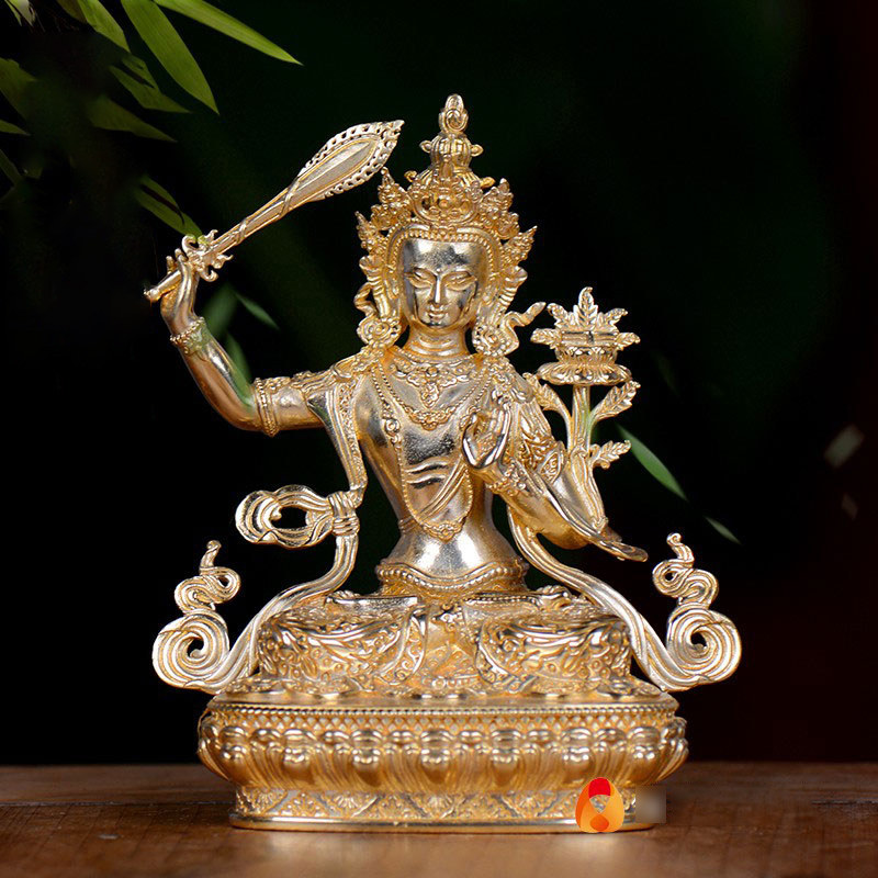 居家雕像摆件铜鎏金桌面