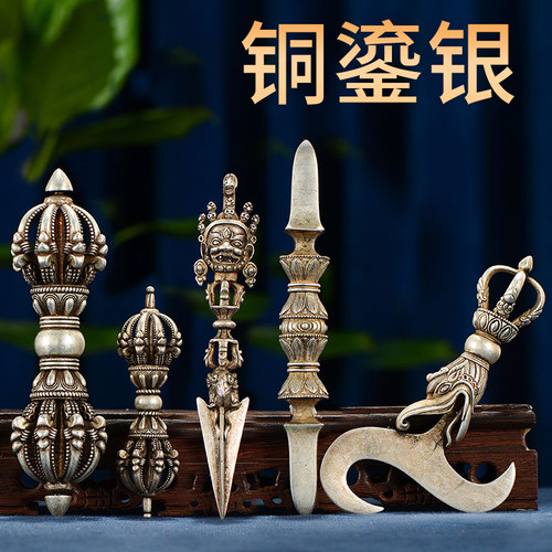 铜制摆件中式室内铜鎏银