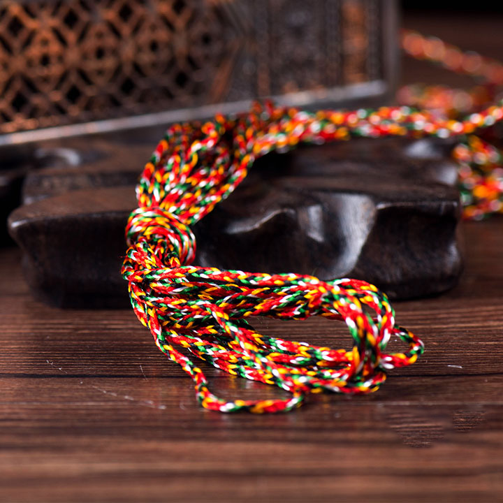 现代五彩线非弹力吊坠挂件