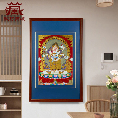天然矿物颜料画心唐卡挂画