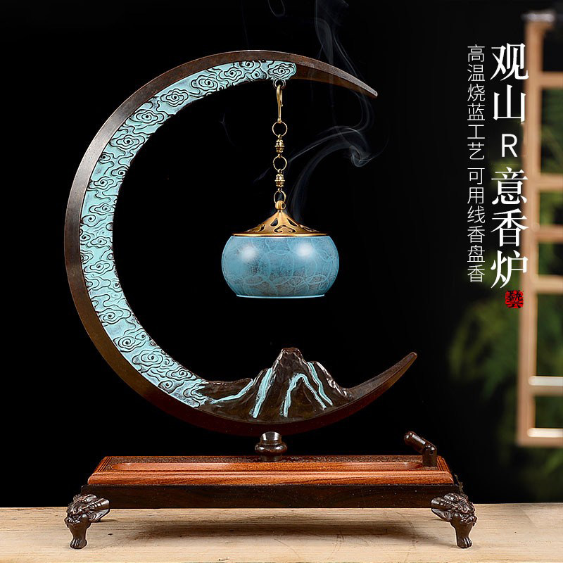 盘香炉新中式葫芦创意家用室内仿古禅意檀香沉香烧香炉摆件,特色手工艺,其他,淘宝优惠券,粉丝福利购,淘宝优惠卷