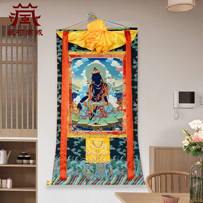 矿物颜料画心唐卡挂画装饰画