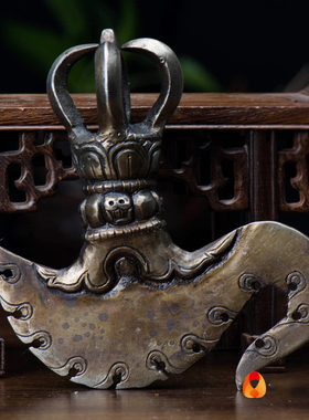 尼泊尔手工金刚铁摆件