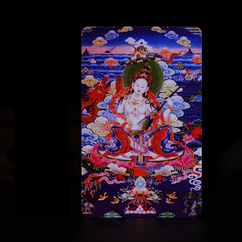 彩印小唐卡亚克力卡片随身卡牌