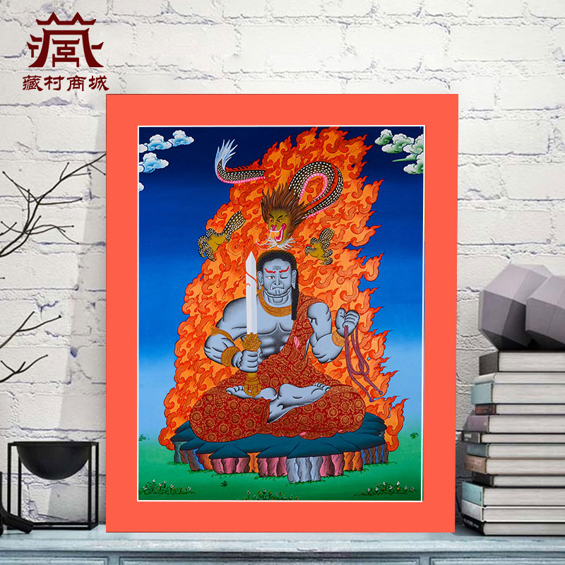 尼泊尔手工绘画现代装饰画