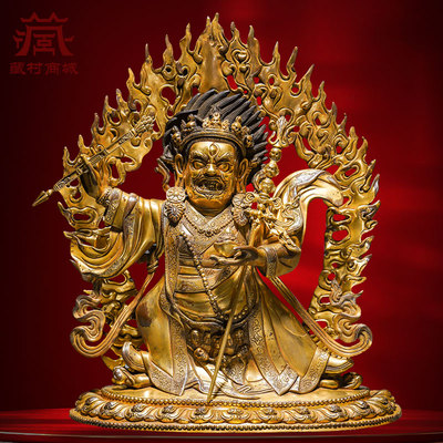 复刻尼泊尔工艺铜像摆件