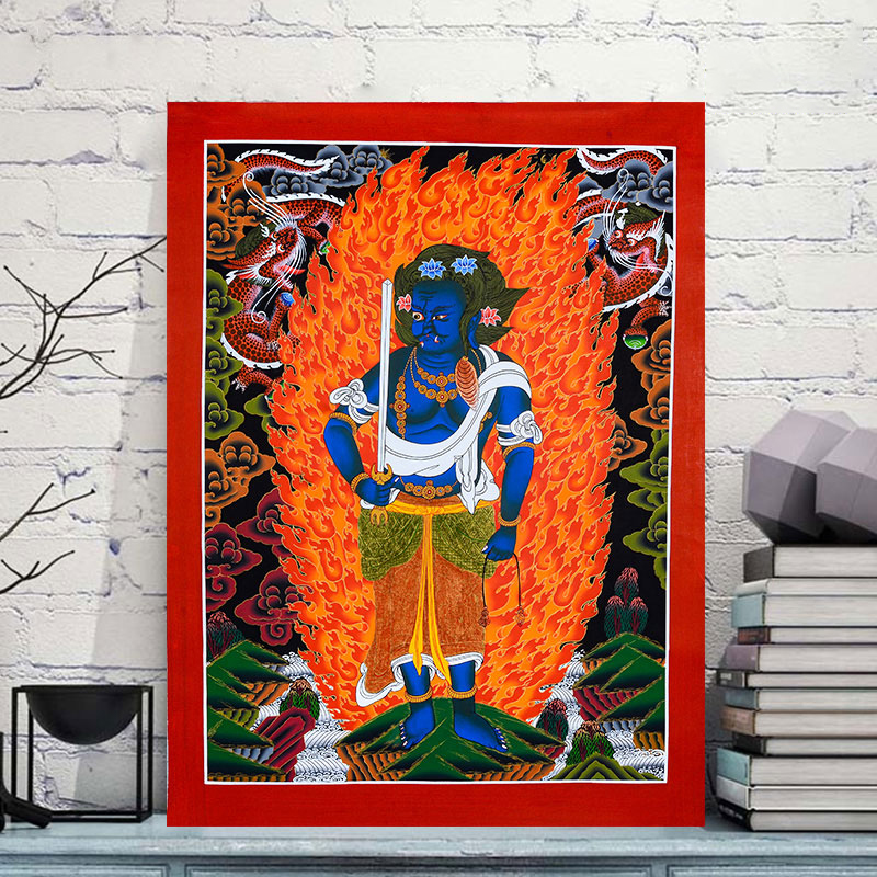 尼泊尔手工绘制唐卡装饰画