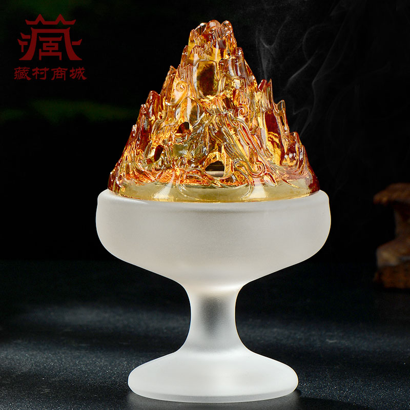 博山香炉琉璃摆件家居装饰