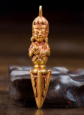 室内金刚撅铜制尼泊尔工艺品