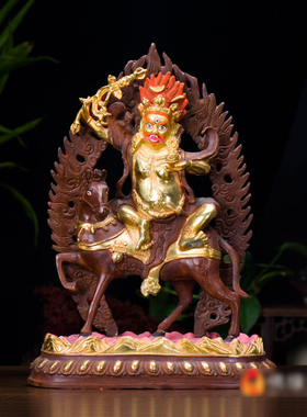 尼泊尔鎏金摆件铜像桌面摆件