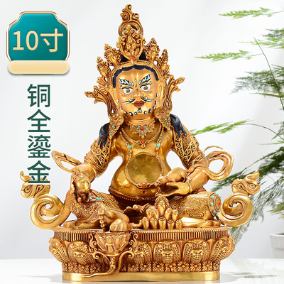 铜制中式客厅全鎏金桌面摆件