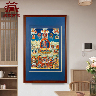 那洛空行母矿物颜料唐卡挂画