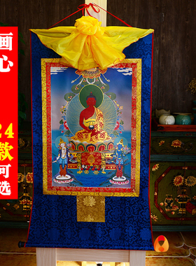 镀金唐卡玄关装饰挂画