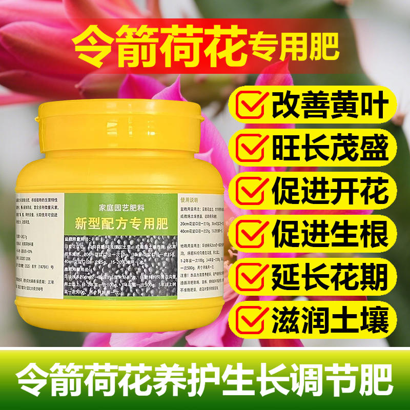 令箭荷花专用肥料营养液家用室内无机肥