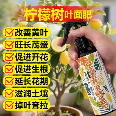 柠檬专用肥料盆栽广东四季香水柠檬树土壤营养液叶面肥肥叶面肥料