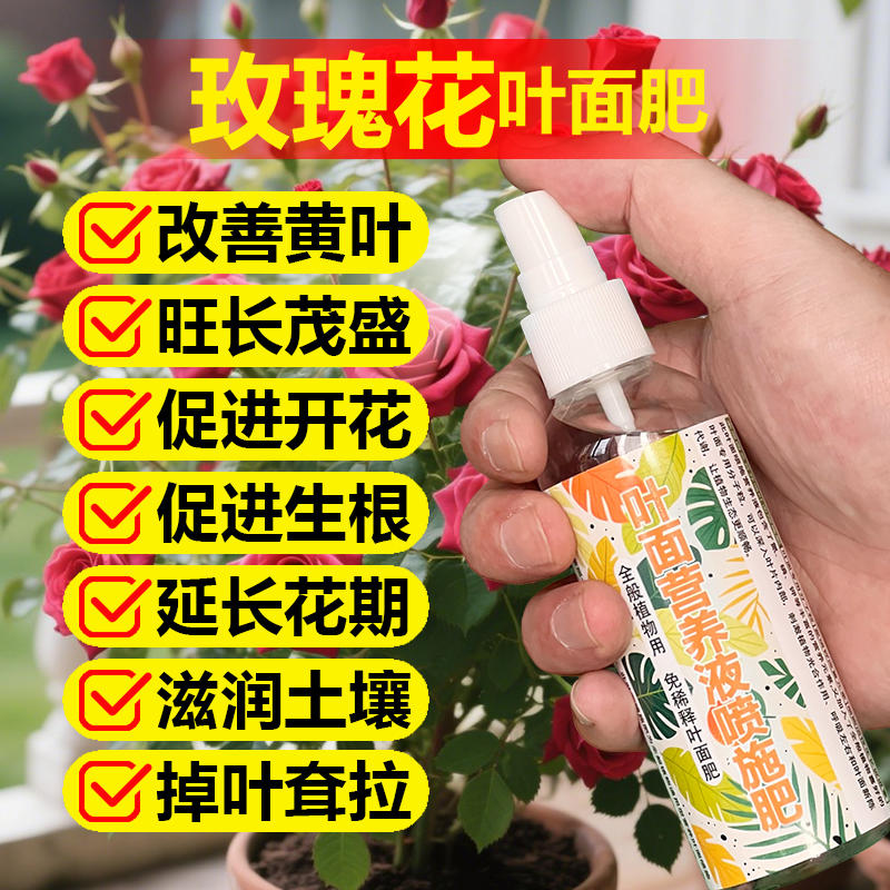 玫瑰花专用肥料盆栽地栽种植老桩花树苗花肥营养液土壤水溶化肥料
