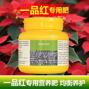 一品红专用肥料盆栽一品红花营养液开花旺长茂盛增色变红叶面肥料
